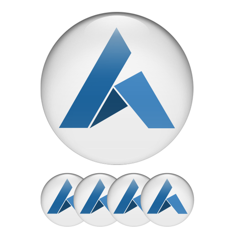 Ardor Ardr Crypto 3D Silicone Stickers White