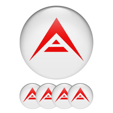 Ark Crypto 3D Silicone Stickers White