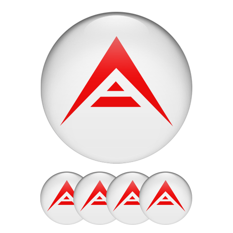 Ark Crypto 3D Silicone Stickers White