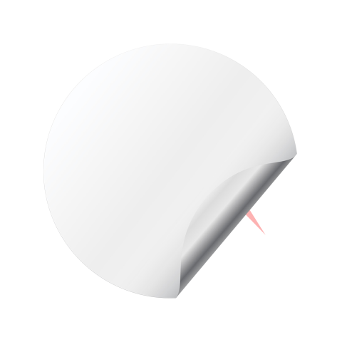 Ark Crypto 3D Silicone Stickers White
